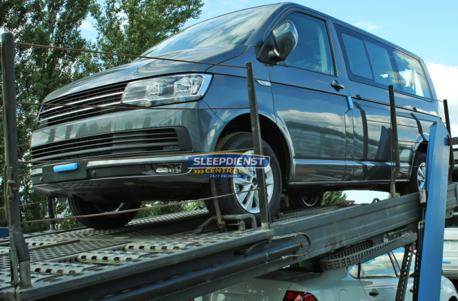 Auto transport naar garage of afleverlocatie